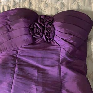 Purple cocktail dress!